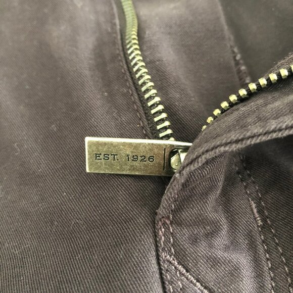 Haggar Heritage Collection Slim Fit Flat Front Cotton Jeans Purple Sz 36X34 NWT - Picture 3 of 15